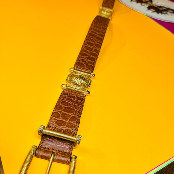 Franco Masotti Brown Leather Belt - Picture 3 of 14